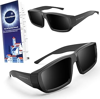 Gafas de plastico duro Eclipse Solar Homologadas ISO 12312-2