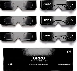 Gafas de carton Eclipse Solar Homologadas ISO 12312-2